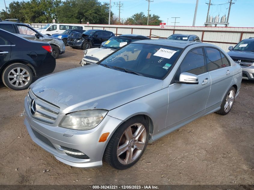2011 Mercedes-Benz C-Class C 300 VIN: WDDGF8BB4BR140826 Lot: 38243221
