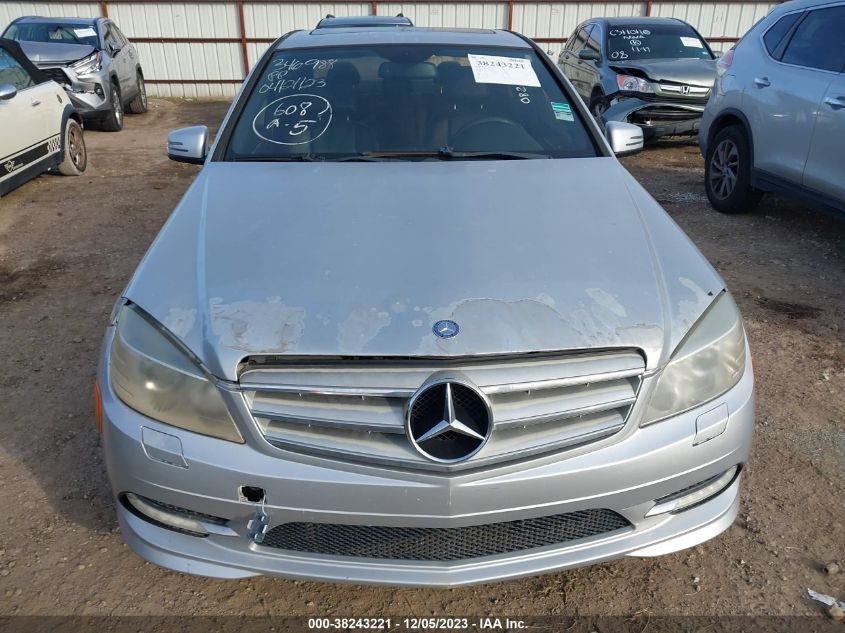 2011 Mercedes-Benz C-Class C 300 VIN: WDDGF8BB4BR140826 Lot: 38243221