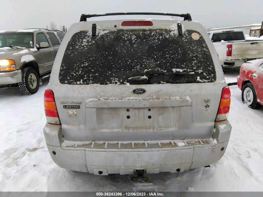 2006 Ford Escape Limited VIN: 1FMCU941X6KC05522 Lot: 38243396