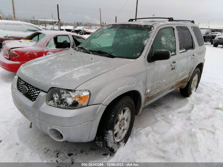 2006 Ford Escape Limited VIN: 1FMCU941X6KC05522 Lot: 38243396