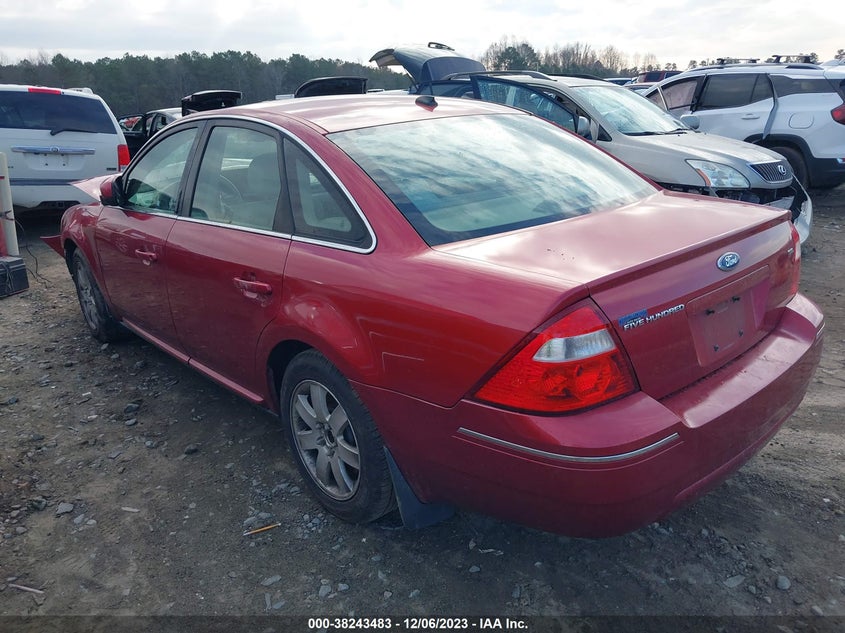 2007 Ford Five Hundred Sel VIN: 1FAHP24197G161628 Lot: 38243483