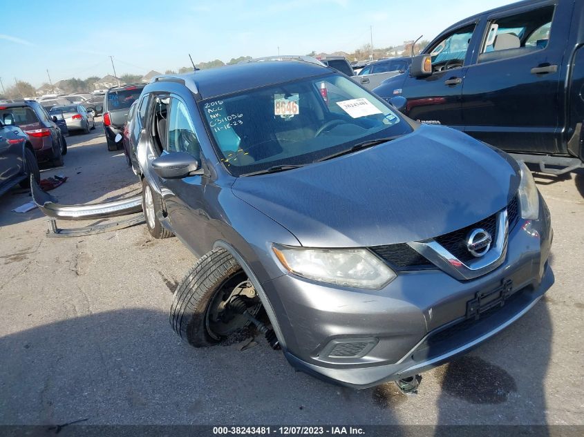 2016 Nissan Rogue Sv VIN: KNMAT2MV7GP629463 Lot: 38243481