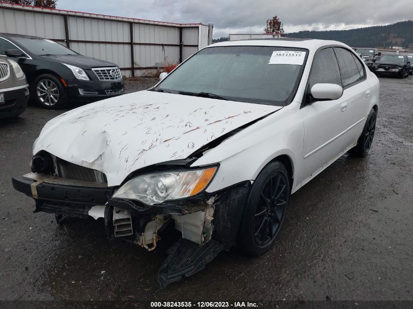 2008 Subaru Legacy 2.5I VIN: 4S3BL616487225627 Lot: 38243535