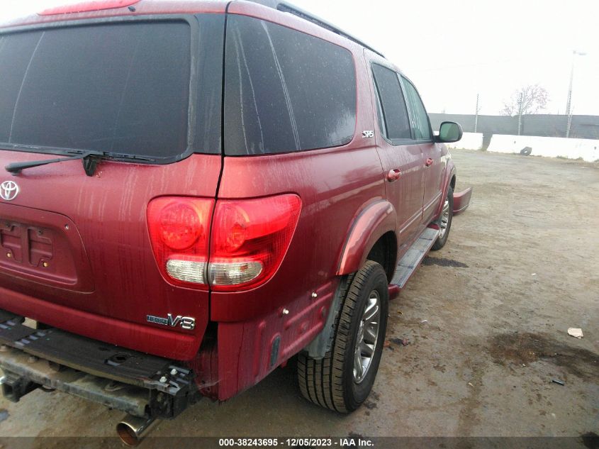 2007 Toyota Sequoia Sr5 V8 VIN: 5TDZT34AX7S289057 Lot: 38243695