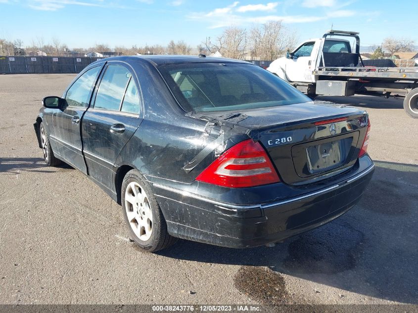 2006 Mercedes-Benz C 280 Luxury 4Matic VIN: WDBRF92H16F772105 Lot: 38243776