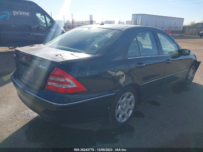 2006 Mercedes-Benz C 280 Luxury 4Matic VIN: WDBRF92H16F772105 Lot: 38243776