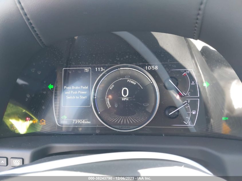 2019 Lexus Es 300H VIN: JTHB21B13K2023096 Lot: 38243790