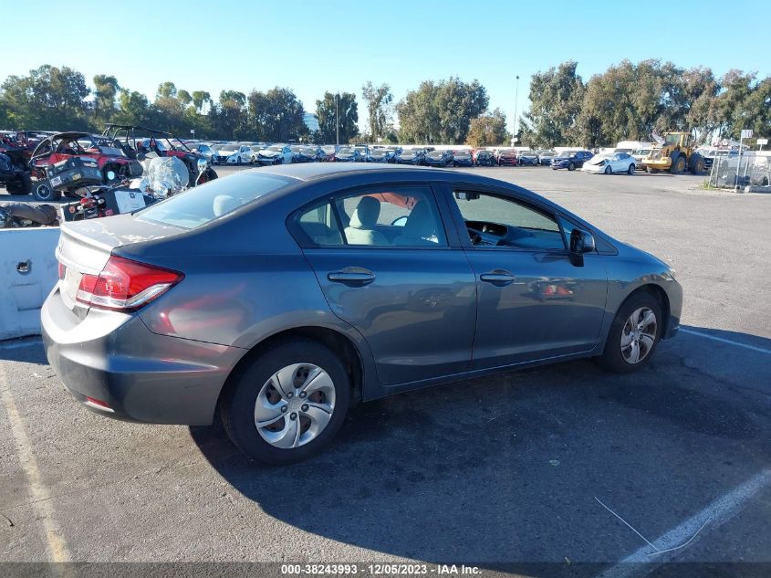 2013 Honda Civic Lx VIN: 2HGFB2F57DH301306 Lot: 38243993