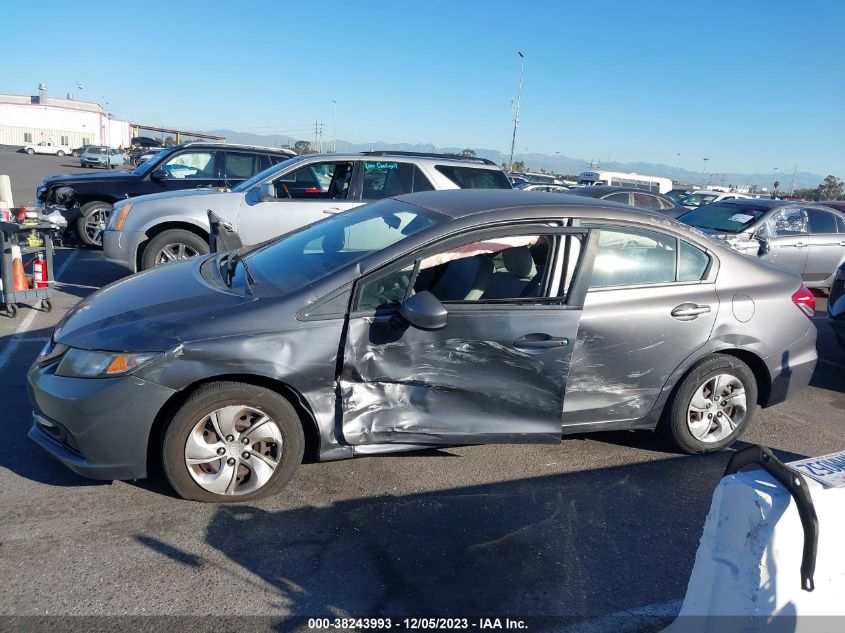 2013 Honda Civic Lx VIN: 2HGFB2F57DH301306 Lot: 38243993