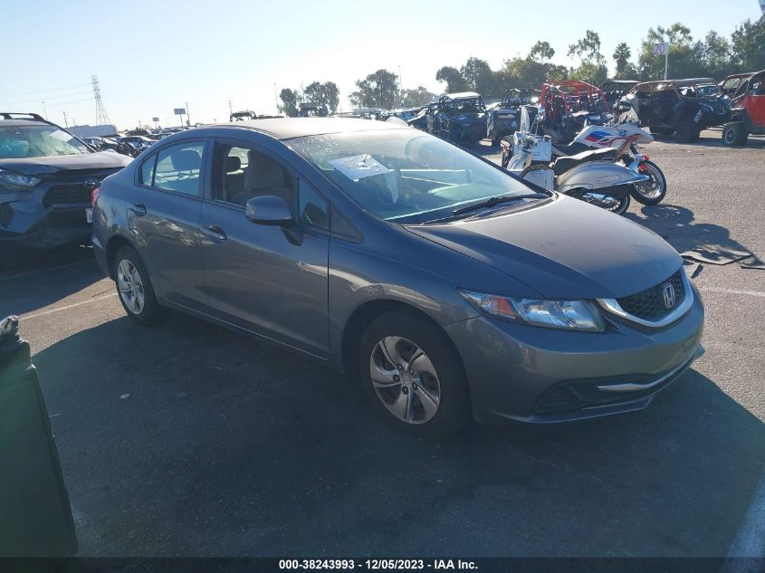 2013 Honda Civic Lx VIN: 2HGFB2F57DH301306 Lot: 38243993