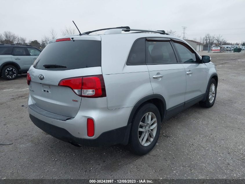 2015 Kia Sorento Lx VIN: 5XYKT4A7XFG588138 Lot: 38243997