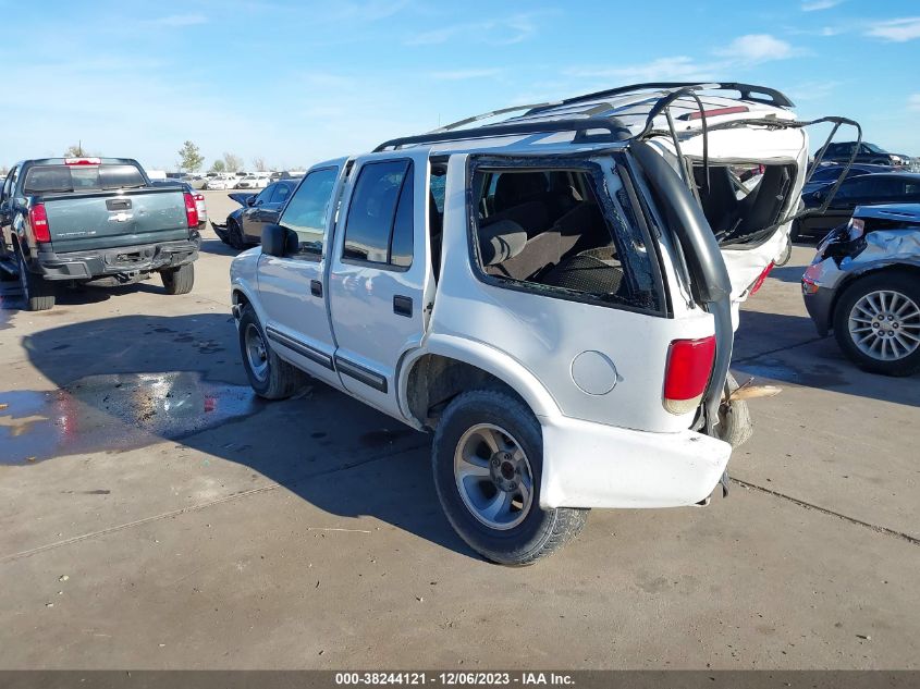 2000 Chevrolet Blazer Ls VIN: 1GNCS13W9Y2296656 Lot: 38244121