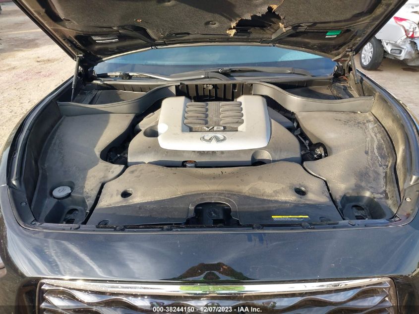 2010 Infiniti Fx50 VIN: JN8BS1MW5AM830527 Lot: 38244150