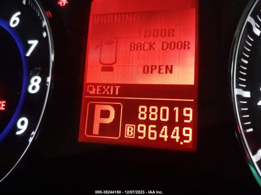 2010 Infiniti Fx50 VIN: JN8BS1MW5AM830527 Lot: 38244150