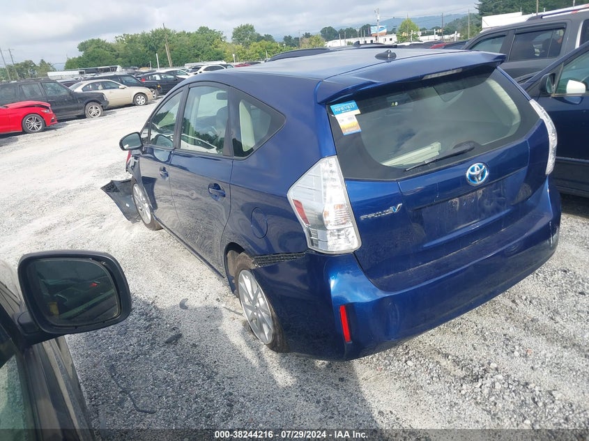 2013 Toyota Prius V Three VIN: JTDZN3EU9D3207304 Lot: 38244216