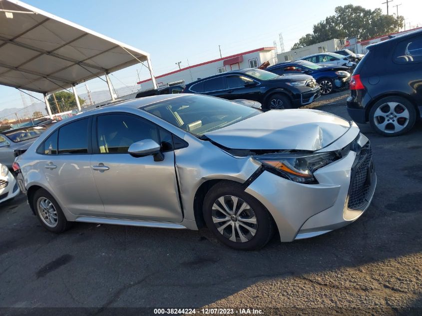 JTDEBRBE8LJ016894 2020 Toyota Corolla Hybrid Le