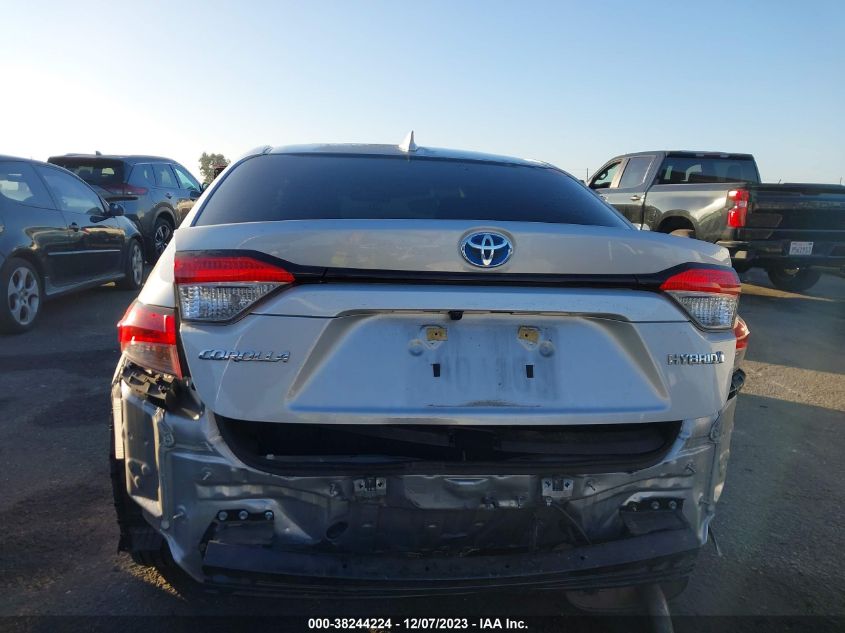 JTDEBRBE8LJ016894 2020 Toyota Corolla Hybrid Le