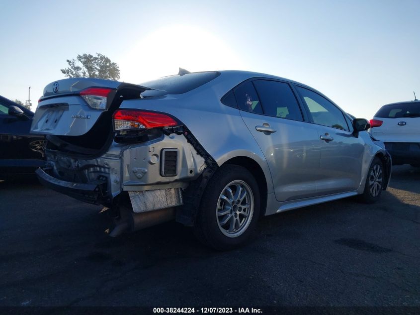 JTDEBRBE8LJ016894 2020 Toyota Corolla Hybrid Le