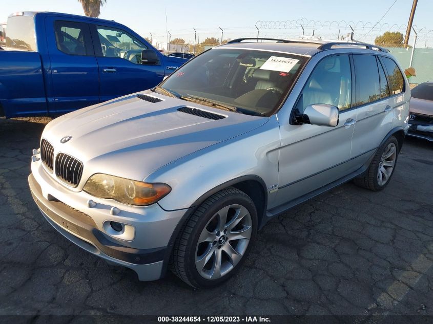 2004 BMW X5 4.8Is VIN: 5UXFA93504LE81912 Lot: 38244654