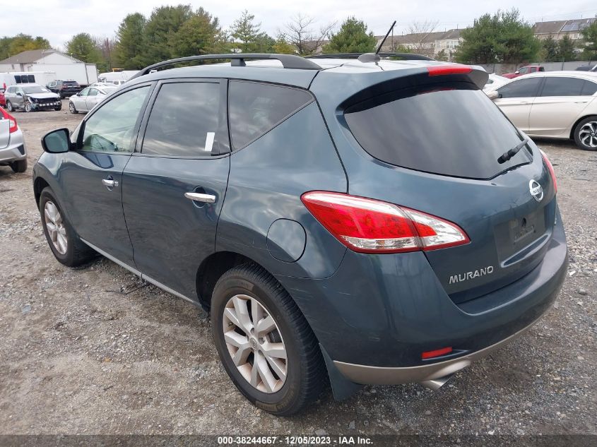 2011 Nissan Murano Sl VIN: JN8AZ1MW8BW161067 Lot: 38244667