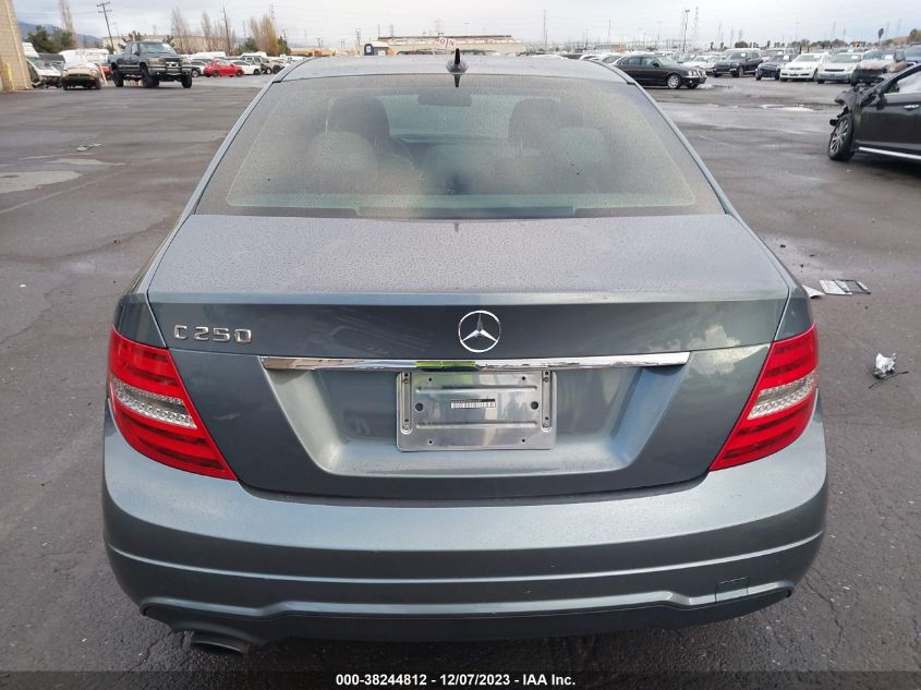 2012 Mercedes-Benz C 250 Sport/Luxury VIN: WDDGF4HB9CR223430 Lot: 38244812