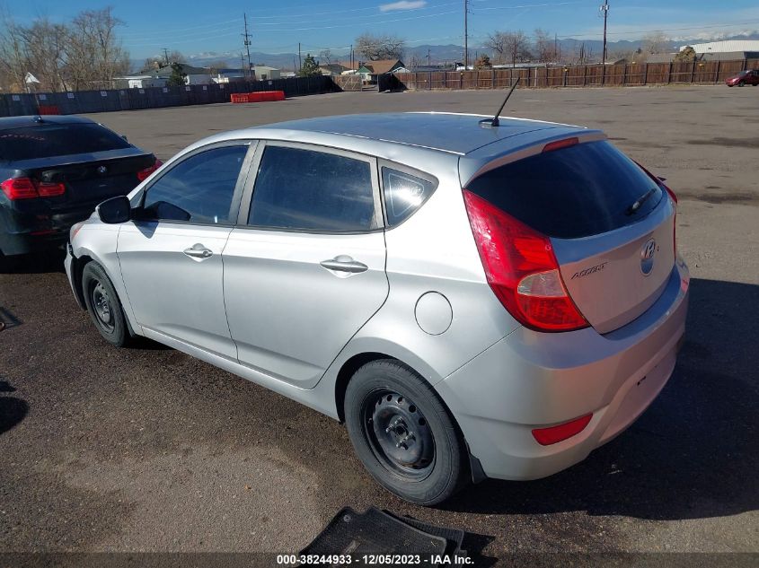 2013 Hyundai Accent Gs VIN: KMHCT5AE4DU103332 Lot: 38244933