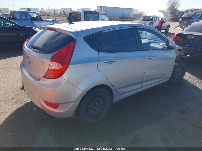 2013 Hyundai Accent Gs VIN: KMHCT5AE4DU103332 Lot: 38244933