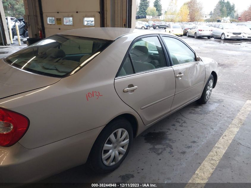 2004 Toyota Camry Le VIN: 4T1BE32K34U905935 Lot: 38244948