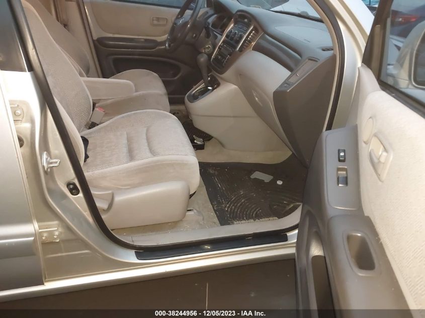 2001 Toyota Highlander Base (A4) VIN: JTEGD21A010012801 Lot: 38244956