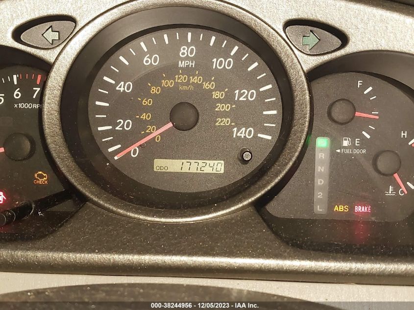 2001 Toyota Highlander Base (A4) VIN: JTEGD21A010012801 Lot: 38244956