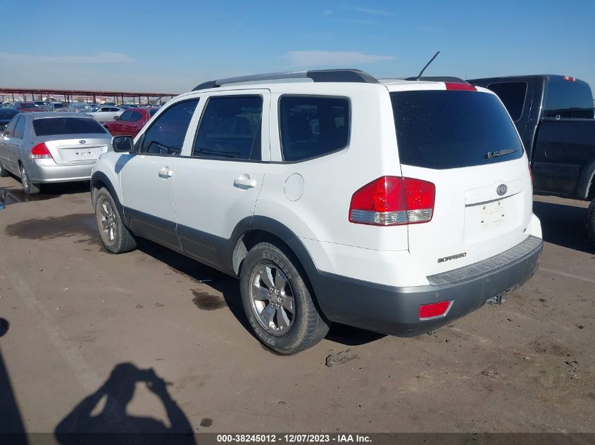 2009 Kia Borrego Ex VIN: KNDJJ741695031802 Lot: 38245012