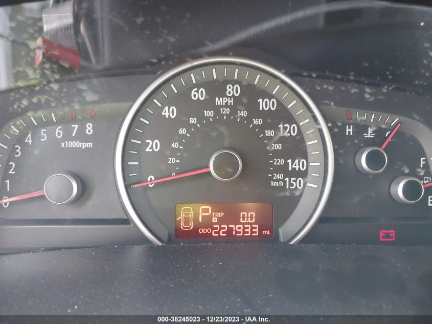 2009 Kia Borrego Lx VIN: KNDJJ741X95019183 Lot: 38245023