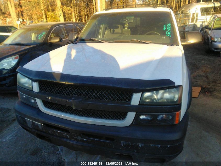 2003 Chevrolet Avalanche 1500 VIN: 3GNEK13T93G341657 Lot: 39718923