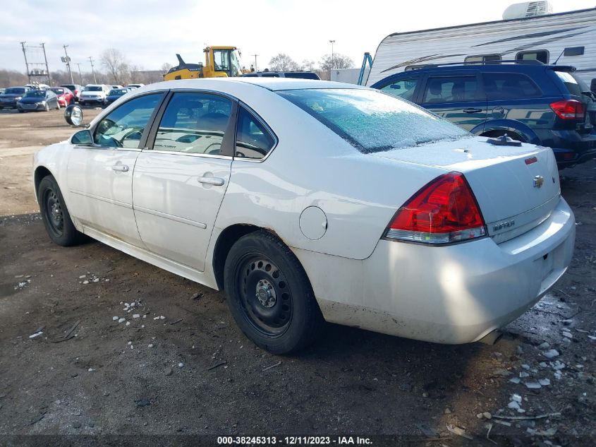 2012 Chevrolet Impala Police VIN: 2G1WD5E35C1225305 Lot: 38245313