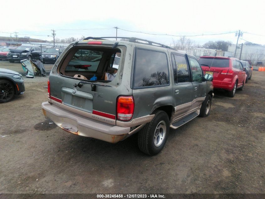 2000 Mercury Mountaineer VIN: 4M2DU86P5YUJ25762 Lot: 38245458