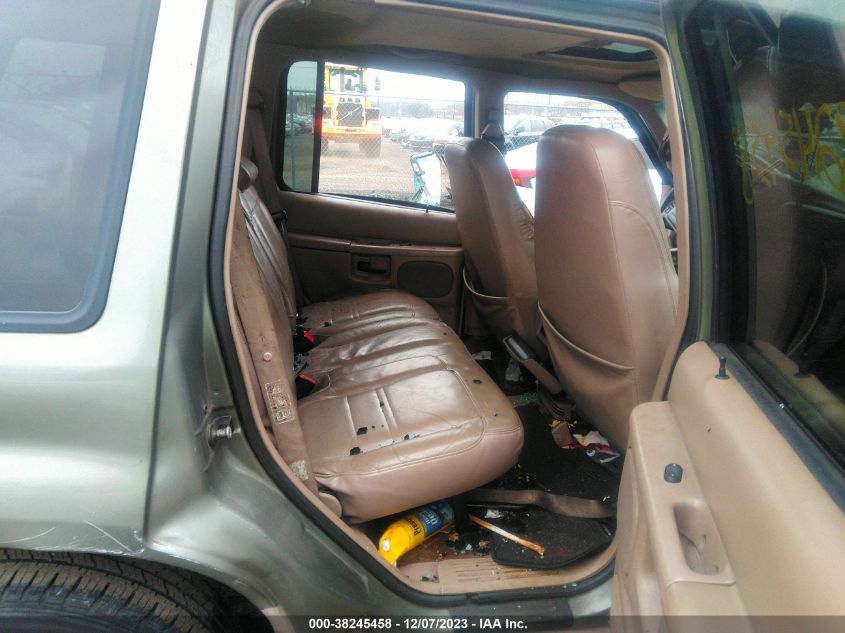 2000 Mercury Mountaineer VIN: 4M2DU86P5YUJ25762 Lot: 38245458