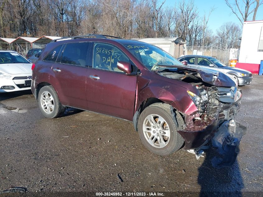 2008 Acura Mdx Technology Package VIN: 2HNYD28698H545935 Lot: 38245952