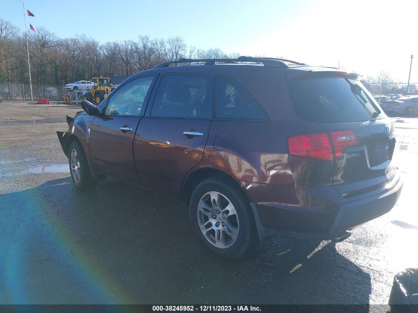 2008 Acura Mdx Technology Package VIN: 2HNYD28698H545935 Lot: 38245952