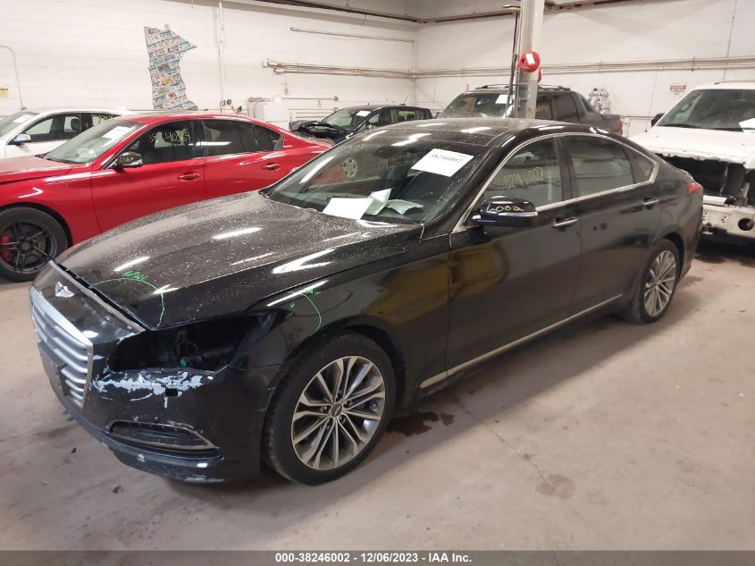 2015 Hyundai Genesis 3.8 VIN: KMHGN4JE6FU034071 Lot: 38246002