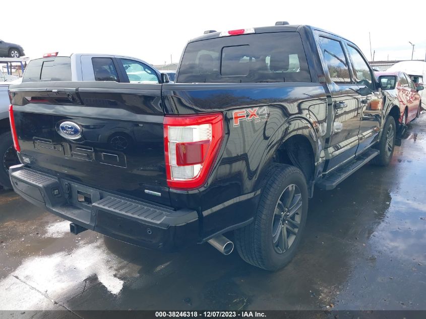 2022 Ford F-150 Lariat VIN: 1FTFW1E88NKF19063 Lot: 38246318