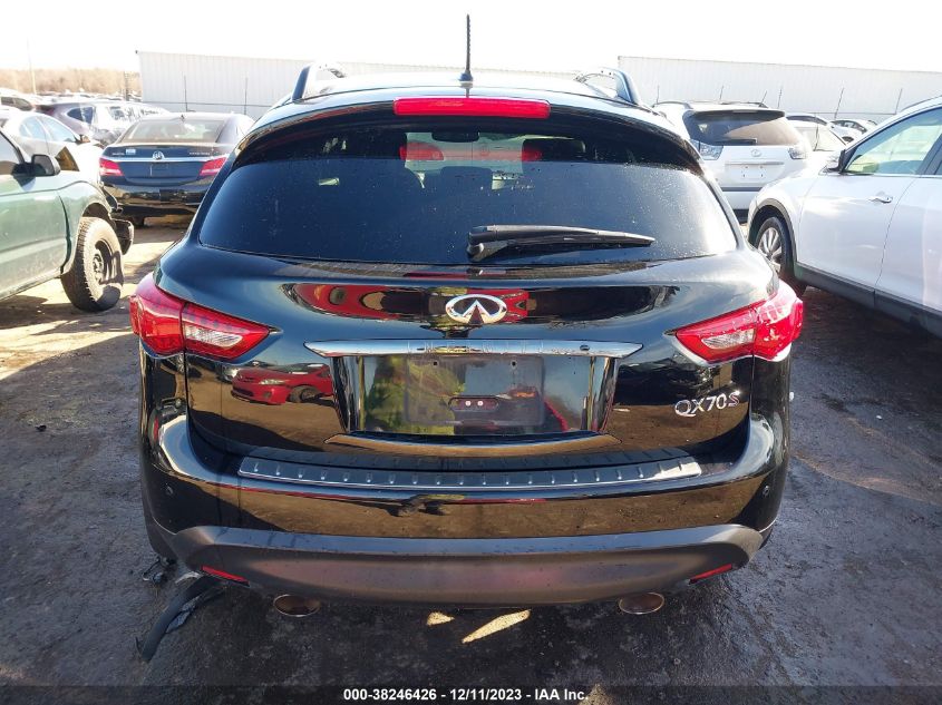 2015 Infiniti Qx70 VIN: JN8CS1MW1FM482849 Lot: 38246426