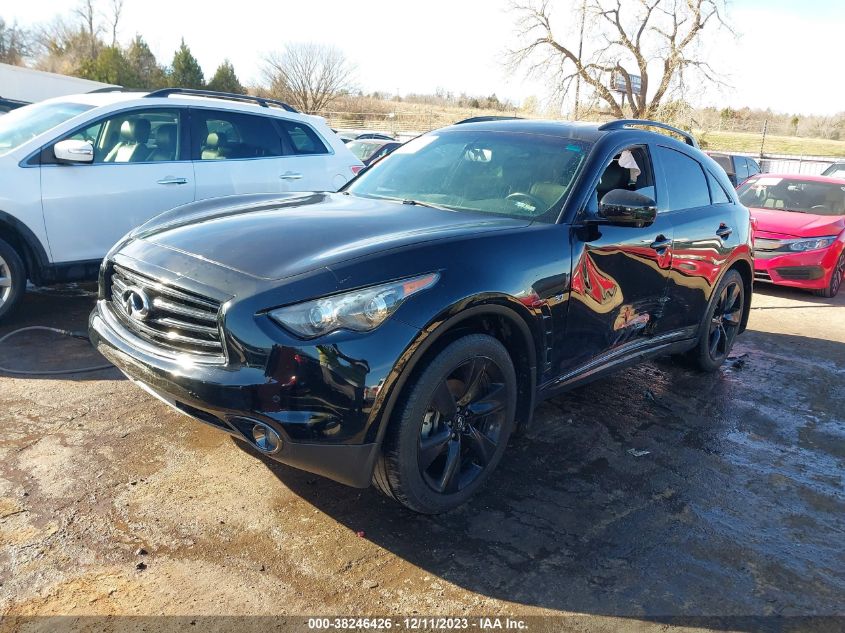 2015 Infiniti Qx70 VIN: JN8CS1MW1FM482849 Lot: 38246426