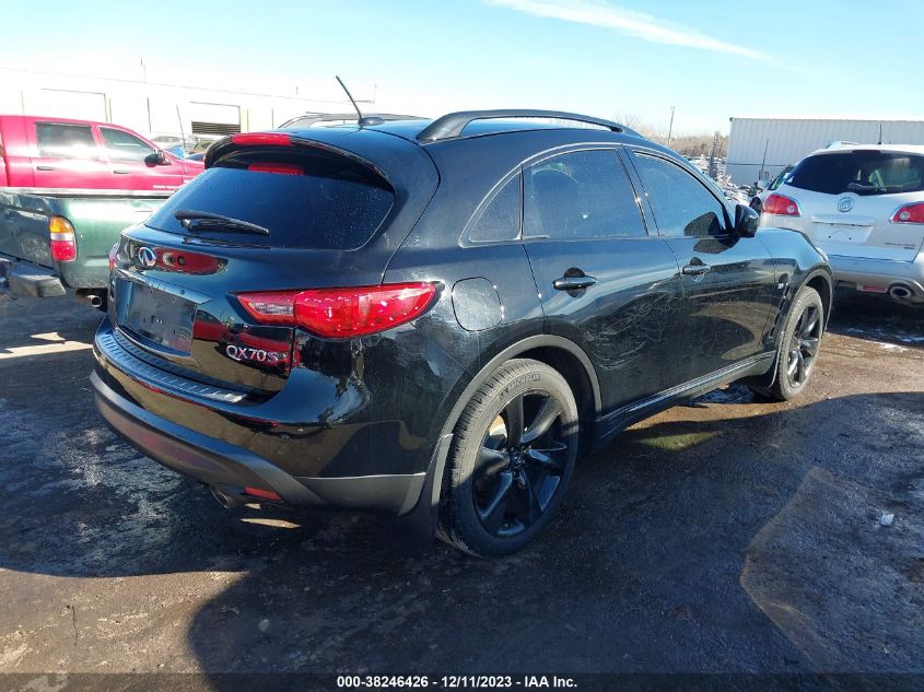 2015 Infiniti Qx70 VIN: JN8CS1MW1FM482849 Lot: 38246426