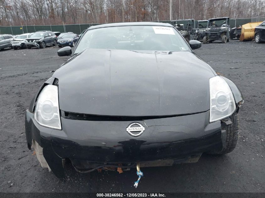 2006 Nissan 350Z VIN: JN1AZ34DX6M311027 Lot: 38246562