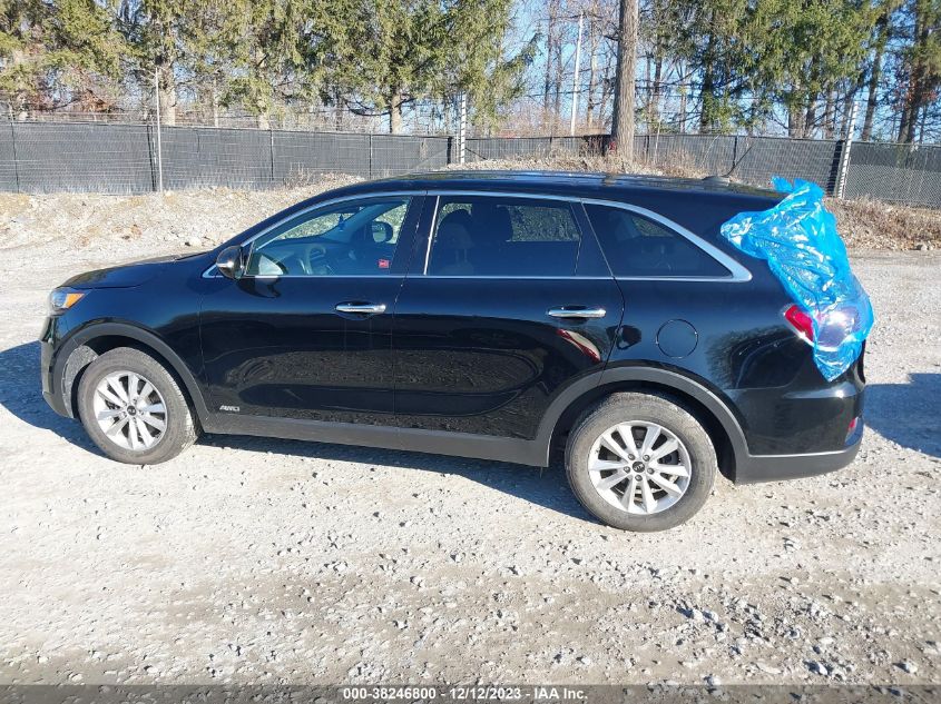 5XYPGDA32KG448604 2019 Kia Sorento 2.4L Lx