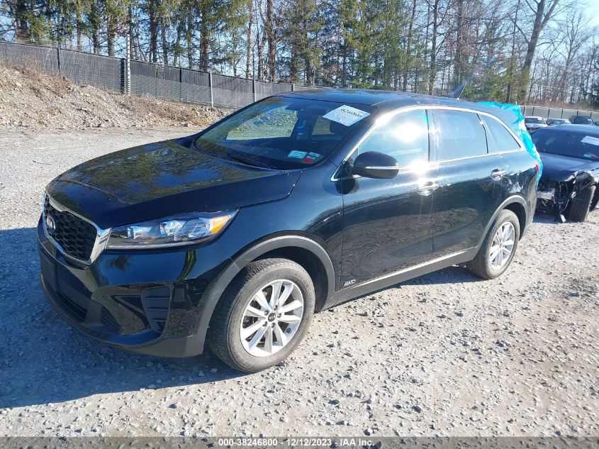 2019 Kia Sorento 2.4L Lx VIN: 5XYPGDA32KG448604 Lot: 38246800