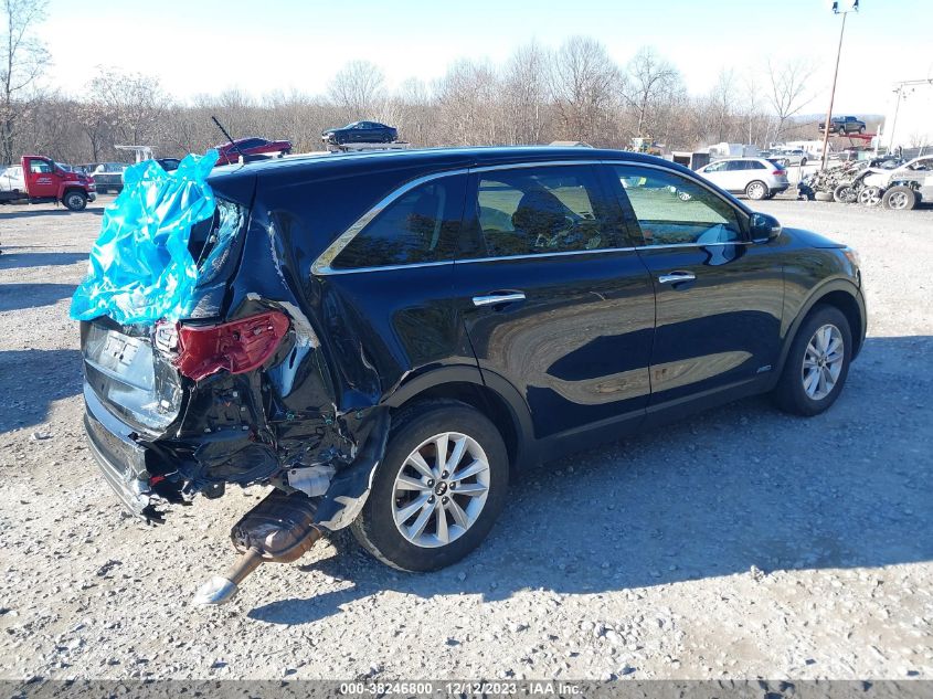 2019 Kia Sorento 2.4L Lx VIN: 5XYPGDA32KG448604 Lot: 38246800