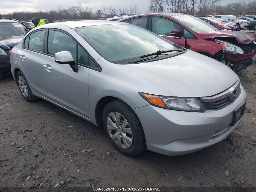 2012 Honda Civic Lx VIN: 2HGFB2F54CH305361 Lot: 38247153