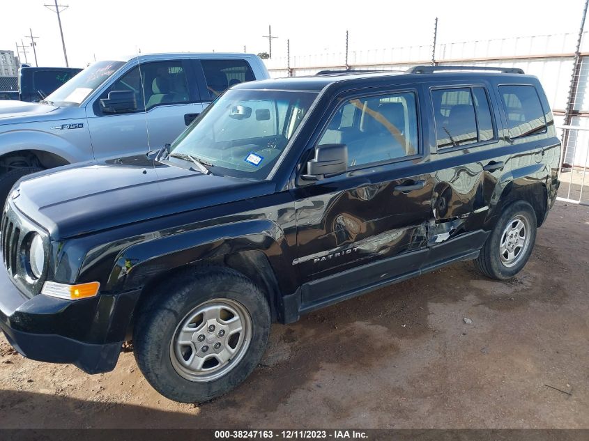 2016 Jeep Patriot Sport VIN: 1C4NJPBB7GD576097 Lot: 38247163