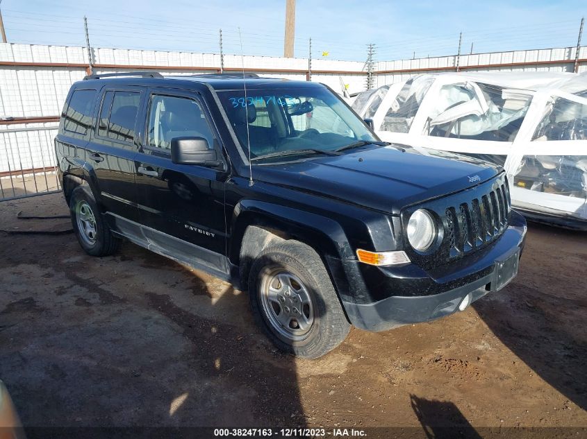 2016 Jeep Patriot Sport VIN: 1C4NJPBB7GD576097 Lot: 38247163